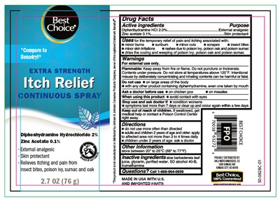 Best Choice Itch Relief Spray 50 082bc 01